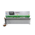 2,5 m hosszúságú hidraulikus Nc lengőgerendás nyírógép