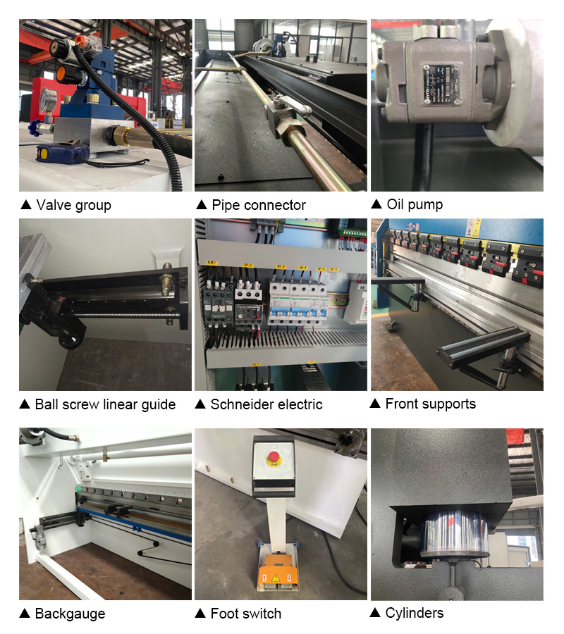 63t 2500mm Nc Carbon Steel Sheet Bending Machine Hydraulic Press Brake 63t 2500mm Nc szénacéllemez hajlítógép hidraulikus présfék