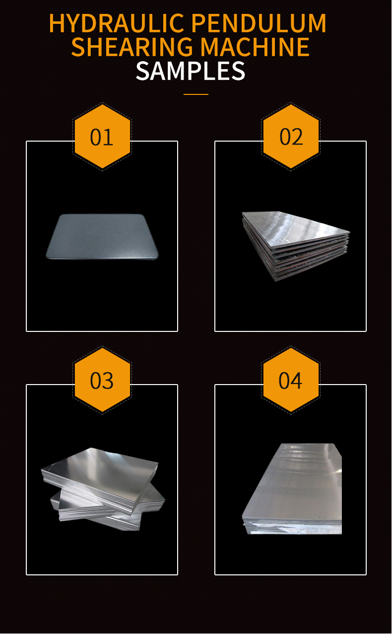 Hydraulic Pendulum Cnc Swing Beam Sheet Metal Plate Shearing Machine Hidraulikus inga Cnc lengőgerendás fémlemez nyírógép