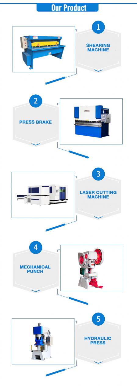 Qc11k-6x2500 fém guillotine nyíró guillotine nyírógép
