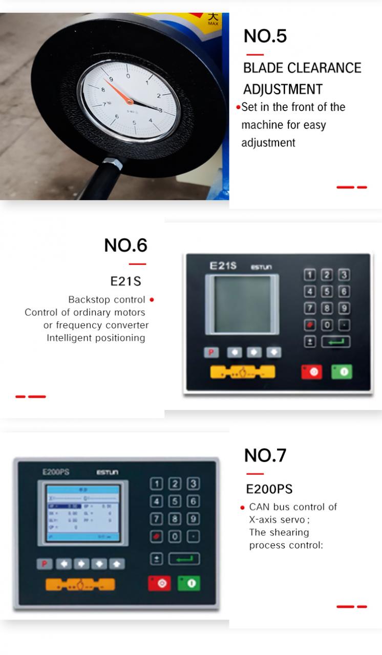 Shear Cutting Machine Guillotine Metal Hydraulic Shearing Machine Qc11Y/K Nyíró vágógép Guillotine fém hidraulikus nyírógép Qc11Y/K